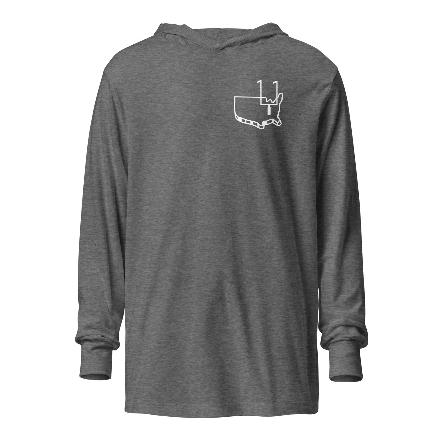 The "Caddie" Hollow Hooded Long-Sleeve
